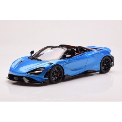 Масштабна модель McLaren 765LT Spider Blue GT Spirit 1:18