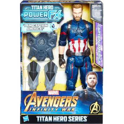 Фигурка Капитан Америка Titan Hero Power FX из фильма Мстители: Война бесконечности