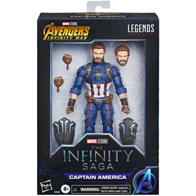 Фигурка Капитан Америка Infinity Saga Marvel Legends из фильма Мстители: Война бесконечности