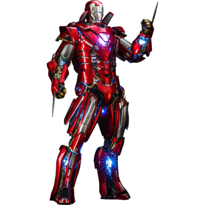 Фігурка Залізна Людина Silver Centurion Armour Suit-Up Version з фільму Залізна Людина 3