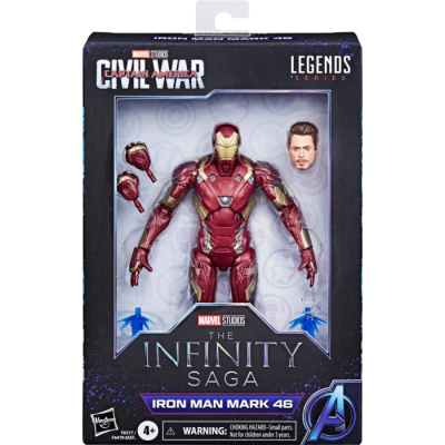 Фигурка Железный Человек Mark 46 The Infinity Saga Marvel Legends Фильм Первый мститель: Противостояние