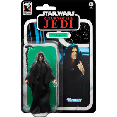 Фігурка Імператор Палпатін 40th Anniversary Black Series Kenner  з фільму Зорянi вiйни: Епiзод 6 - Повернення Джедая