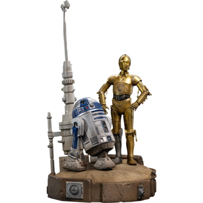 Фигурка C-3PO и R2-D2 из фильма Звёздные войны. Эпизод 4: Новая надежда