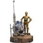Фигурка C-3PO и R2-D2 из фильма Звёздные войны. Эпизод 4: Новая надежда