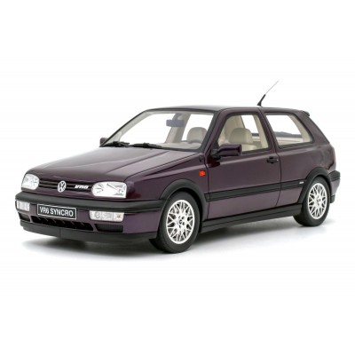 Масштабна модель VW Volkswagen Golf 3 VR6 Syncro 1995 Dark Violett Perleffekt Otto 1/18