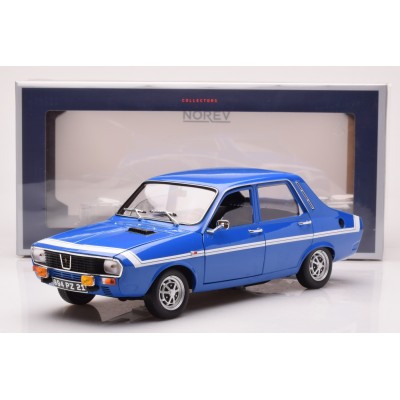 Масштабна модель Renault 12 Gordini Without Bumpers 1971 Bleu de France Blue Norev 1/18