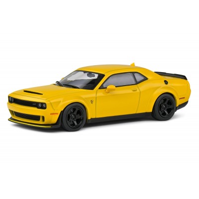 Масштабная модель Dodge Challenger 2018 Yellow Solido 1/43