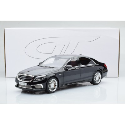 Масштабна модель Mercedes S65 W222 AMG Sedan 2016 Black GT Spirit 1/18