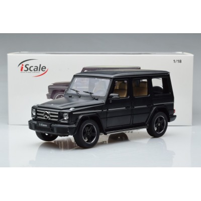 Масштабная модель Mercedes G Class W463 2015 Designo Matt Black iScale 1/18