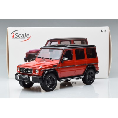 Масштабна модель Mercedes G Class W463 G63 AMG 2017 Red iScale 1/18