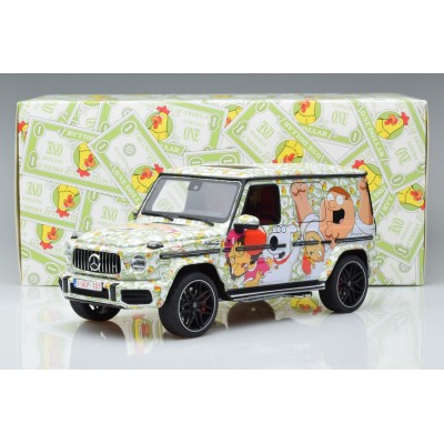 Масштабна модель Mercedes G63 AMG W463 2019 Family Guy GT Spirit 1/18