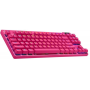 Ігрова клавіатура Logitech G Pro X TKL LightSpeed GX Brown Pinkss White