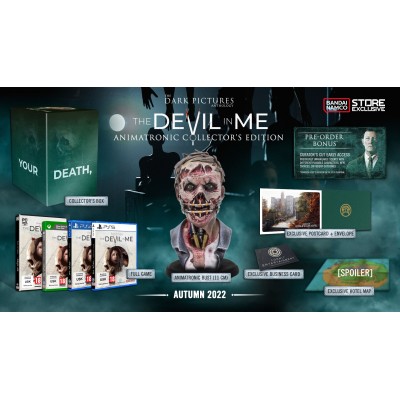 Коллекционное издание The Dark Pictures Anthology: The Devil in Me Animatronic Collector's Edition