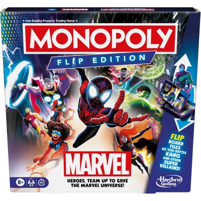 Настольная игра Монополия Flip Edition: Marvel