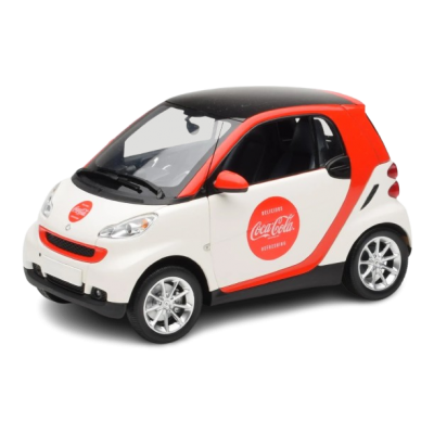 Масштабна модель Smart Fortwo 2007 Coca Cola Edition Minichamps 1/18