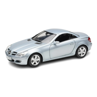 Масштабна модель Mercedes SLK R171 2004 Silverblue Metallic Minichamps 1/18