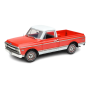 Масштабна модель Chevrolet Fleetside Pick Up CST/10 1972 Red White Highway 61 1/18