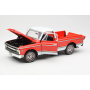 Масштабная модель Chevrolet Fleetside Pick Up CST/10 1972 Red White Highway 61 1/18