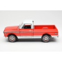 Масштабна модель Chevrolet Fleetside Pick Up CST/10 1972 Red White Highway 61 1/18