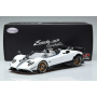 Масштабна модель Pagani Zonda HP Barchetta Carbon Fibre White LCD 1/18