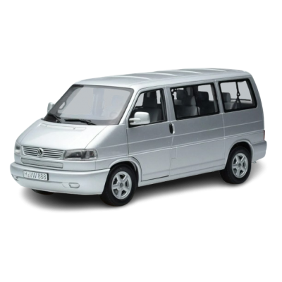 Масштабна модель VW Volkswagen T4b Transporter Caravelle Minibus 2002 Schuco 1/18