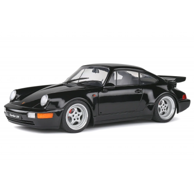 Масштабна модель Porsche 911 964 Turbo 1993 Black Solido 1/18