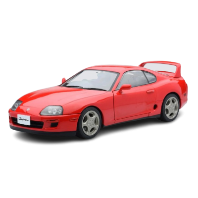 Масштабна модель Toyota Supra Mk4 A80 1993 Red Solido 1/18