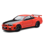 Масштабна модель Nissan Skyline GT-R R34 1999 Red Solido 1/18