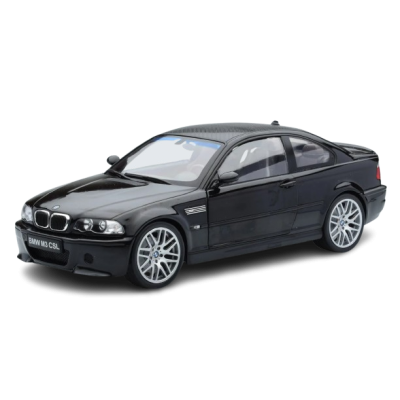 Масштабна модель BMW M3 E46 2003 Black Solido 1/18