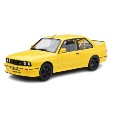 Масштабна модель BMW M3 E30 1990 Street Fighter Yellow Solido 1/18