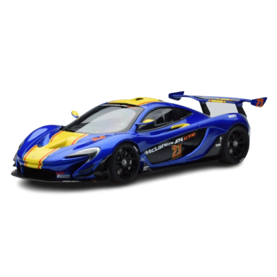 Масштабна модель McLaren P1 GTR Blue with Yellow Stripes AUTOart 1/18