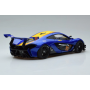 Масштабна модель McLaren P1 GTR Blue with Yellow Stripes AUTOart 1/18