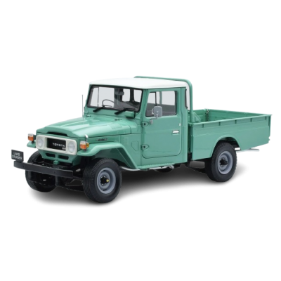 Масштабна модель Toyota Land Cruiser 40 4x4 Pickup 1980 Green Kyosho 1/18