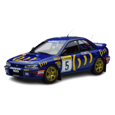 Масштабна модель Subaru Impreza n5 C Sainz 2nd Rally Monte Carlo 1995 Kyosho 1/18