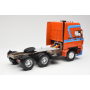 Масштабна модель DAF 3600 Space Cab Tractor Truck 3- Assi Orange Blue Road Kings 1/18