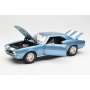 Масштабная модель Chevrolet Camaro Z/28 Coupe 50th Anniversary Blue Metallic White Auto World 1/18