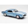 Масштабна модель Chevrolet Camaro Z/28 Coupe 50th Anniversary Blue Metallic White Auto World 1/18