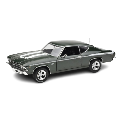 Масштабная модель Chevrolet Chevelle Yenko Coupe 1969 Green Auto World 1/18