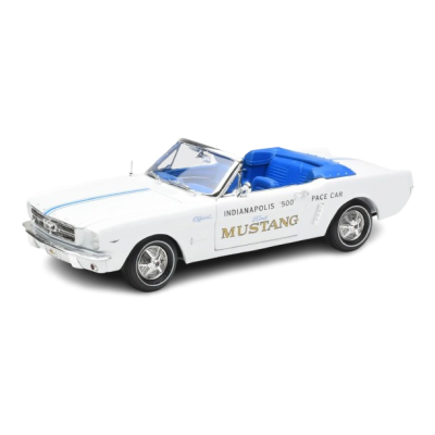 Масштабна модель Ford Mustang Cabriolet Indianapolis 500 1964 Pace Car Auto World 1/18