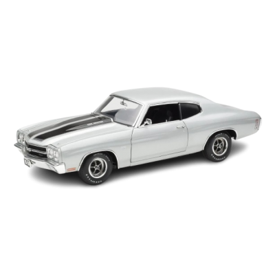 Масштабна модель Chevrolet Chevelle SS 396 Silver ACME 1/18