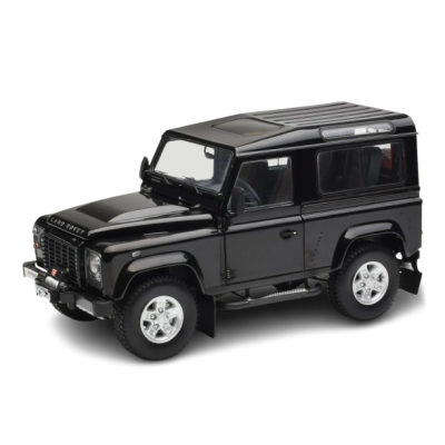 Масштабна модель Land Rover New Defender 90 Santorini Black Metallic Kyosho 1/18