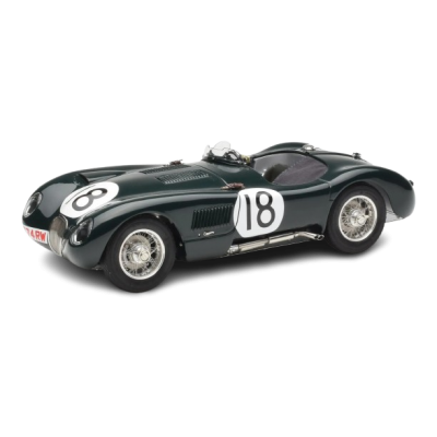 Масштабна модель Jaguar C Type n18 Rolt Hamilton 24h Le Mans 1953 CMC 1/18