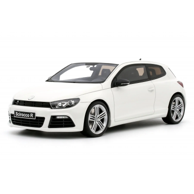 Масштабна модель VW Volkswagen Scirocco 3 R Phase 1 White Otto 1/18