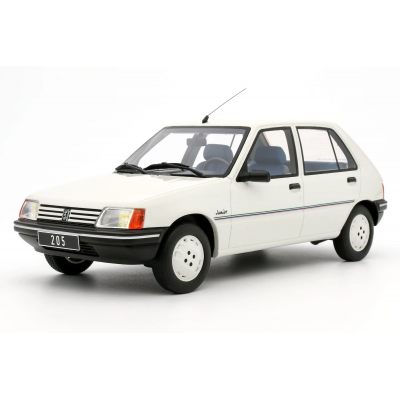 Масштабна модель Peugeot 205 Junio White Otto 1/18