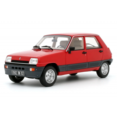 Масштабна модель Renault 5 GTL 1984 Red Otto 1/18