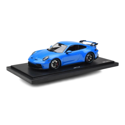 Масштабна модель Porsche 911 992 GT3 2021 Shark Blue Spark 1/18