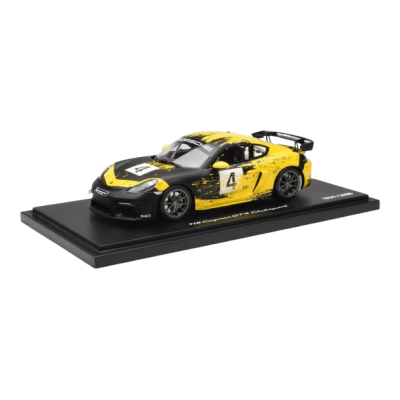 Масштабна модель Porsche 718 Cayman GT4 Clubsport Team Porsche Motorsport n4 Spark 1/18