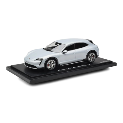 Масштабна модель Porsche Taycan Turbo 4S Cross Turismo Ice Grey Metallic Spark 1/18