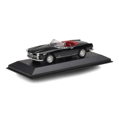 Масштабна модель Alfa Romeo 2600 Spider Black Minichamps 1/43