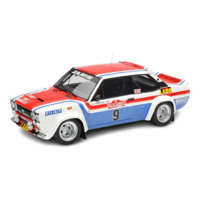 Масштабна модель Fiat 131 Abarth Fiat France n9 Andruet Delferrier Winner Rally San Remo 1977 Kyosho 1/18